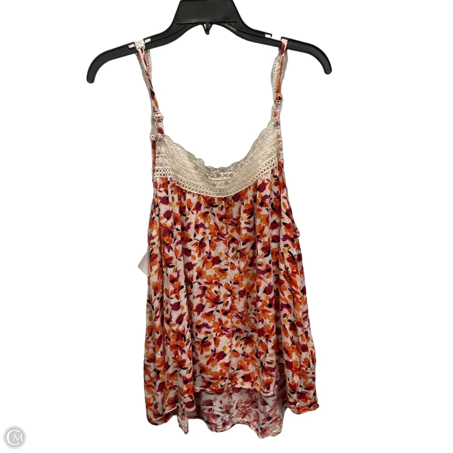 Top Sleeveless By Torrid In Floral Print, Size: 1x