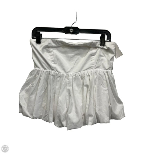 Top Sleeveless By Abercrombie And Fitch In White, Size: M
