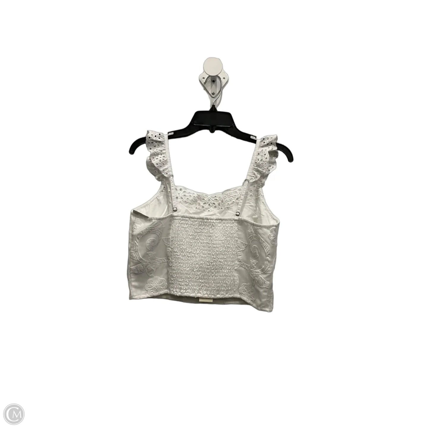 Top Sleeveless By Abercrombie And Fitch In White, Size: L