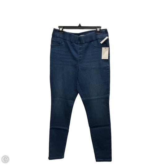 Jeans Skinny By Nine West In Blue Denim, Size: 10