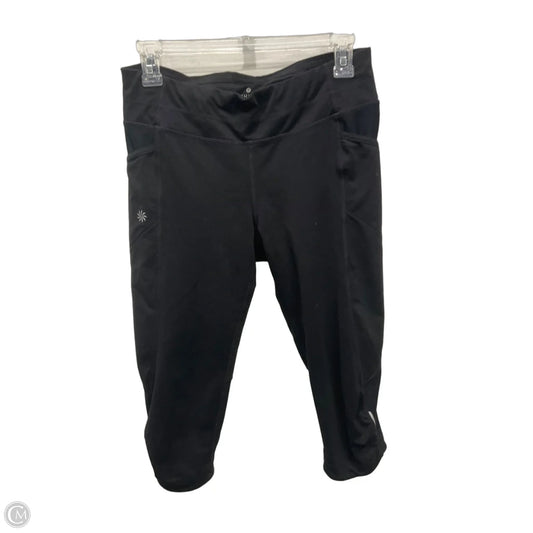 Athletic Capris By Athleta In Black, Size: M