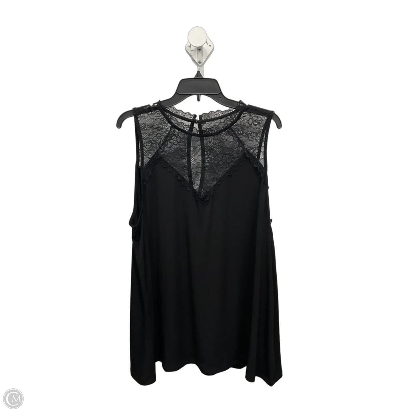 Top Sleeveless By Torrid In Black, Size: 2x