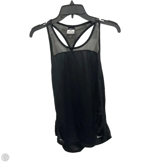 Athletic Tank Top By Nike In Black, Size: S
