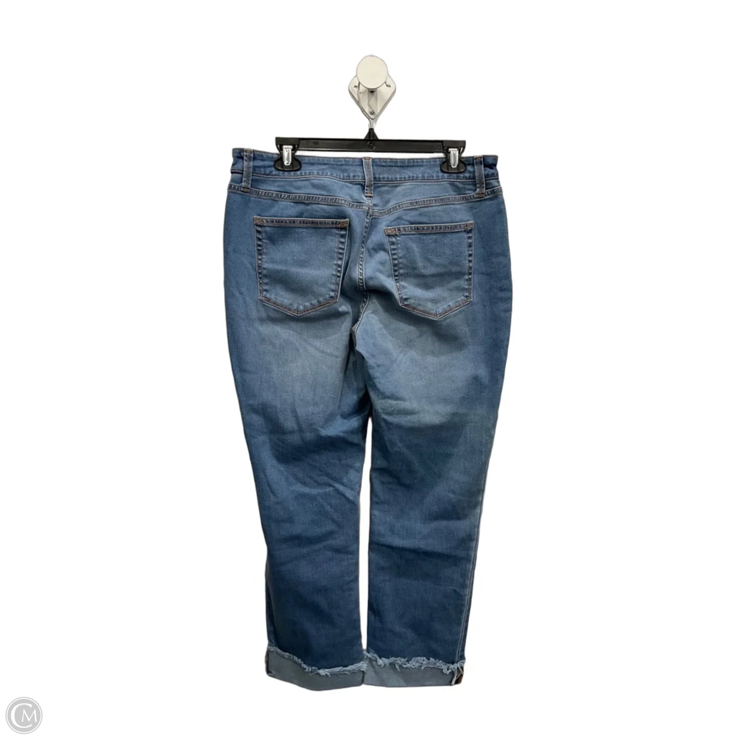 Jeans Straight By Ana In Blue Denim, Size: 12