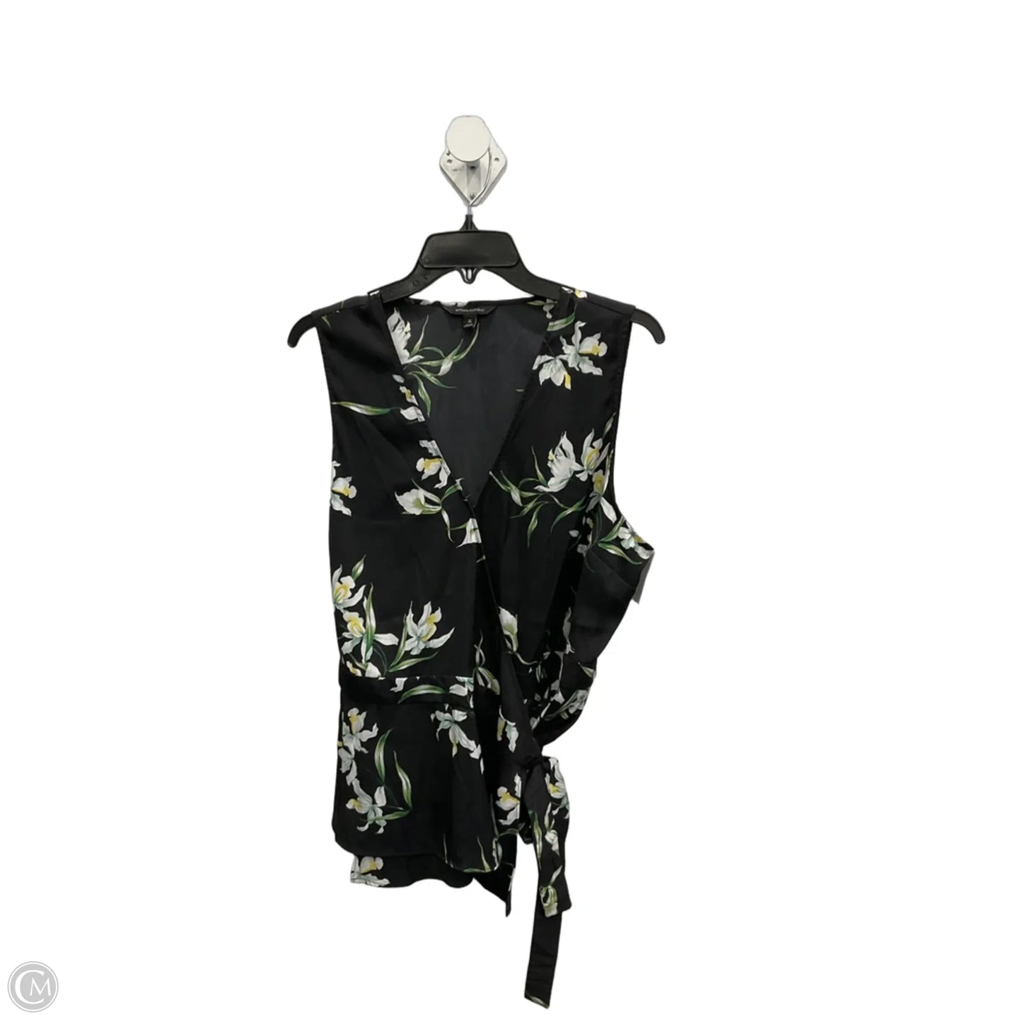 Top Sleeveless By Banana Republic In Floral Print, Size: Xl