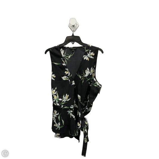 Top Sleeveless By Banana Republic In Floral Print, Size: Xl