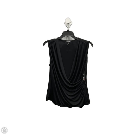Top Sleeveless By Poof In Black, Size: 2x