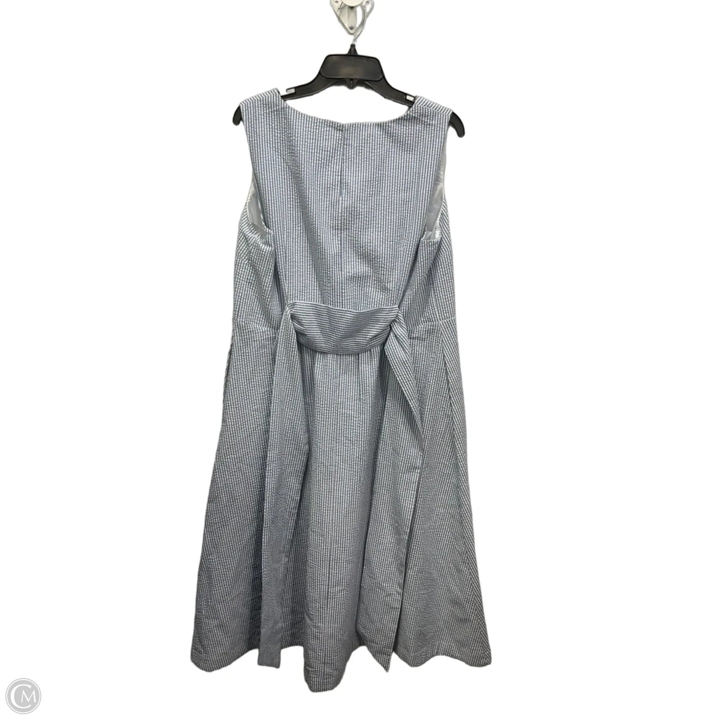 Dress Casual Maxi By Anne Klein In Striped Pattern, Size: L