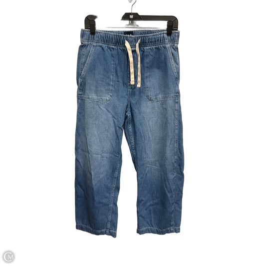 Jeans Straight By Gap In Blue Denim, Size: 4p