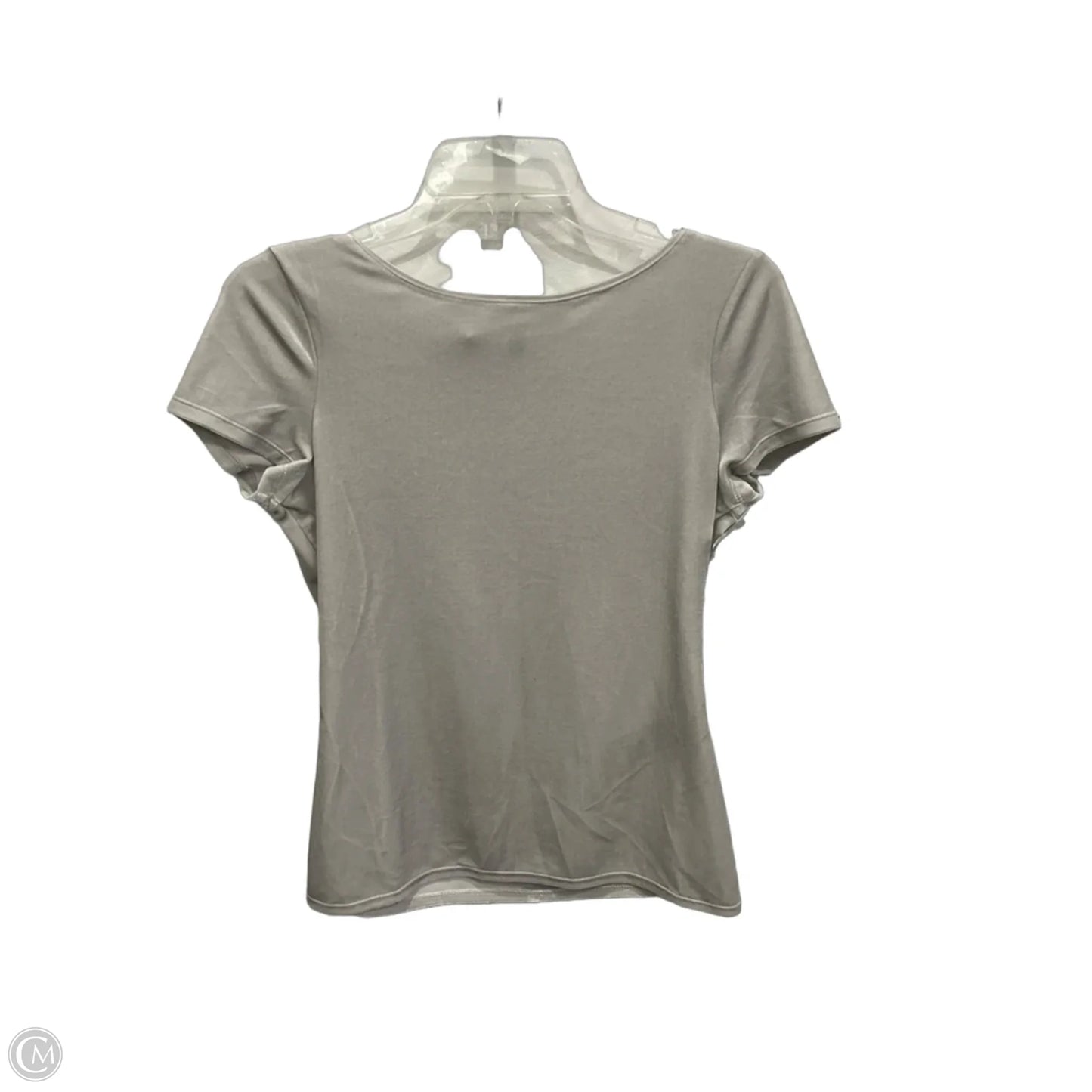 Top Short Sleeve By White House Black Market In Grey, Size: Xs