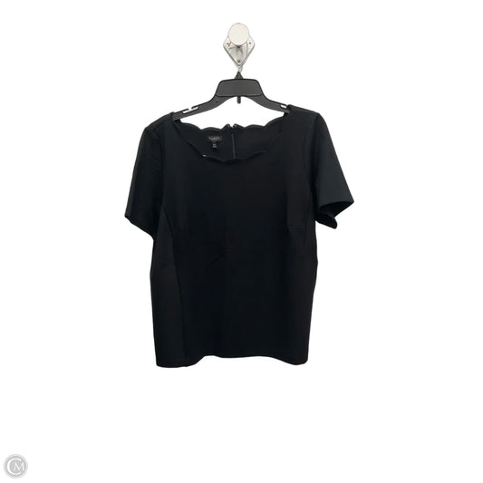 Top Short Sleeve By Talbots In Black, Size: 2x