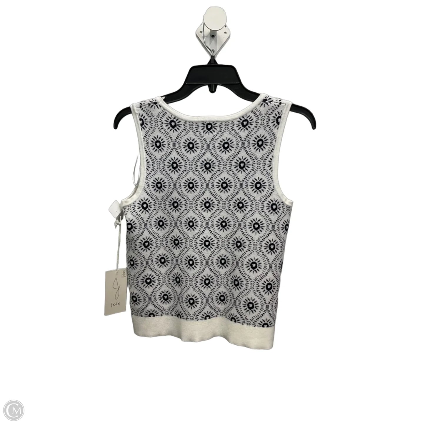 Top Sleeveless By Joie In Blue & White, Size: S