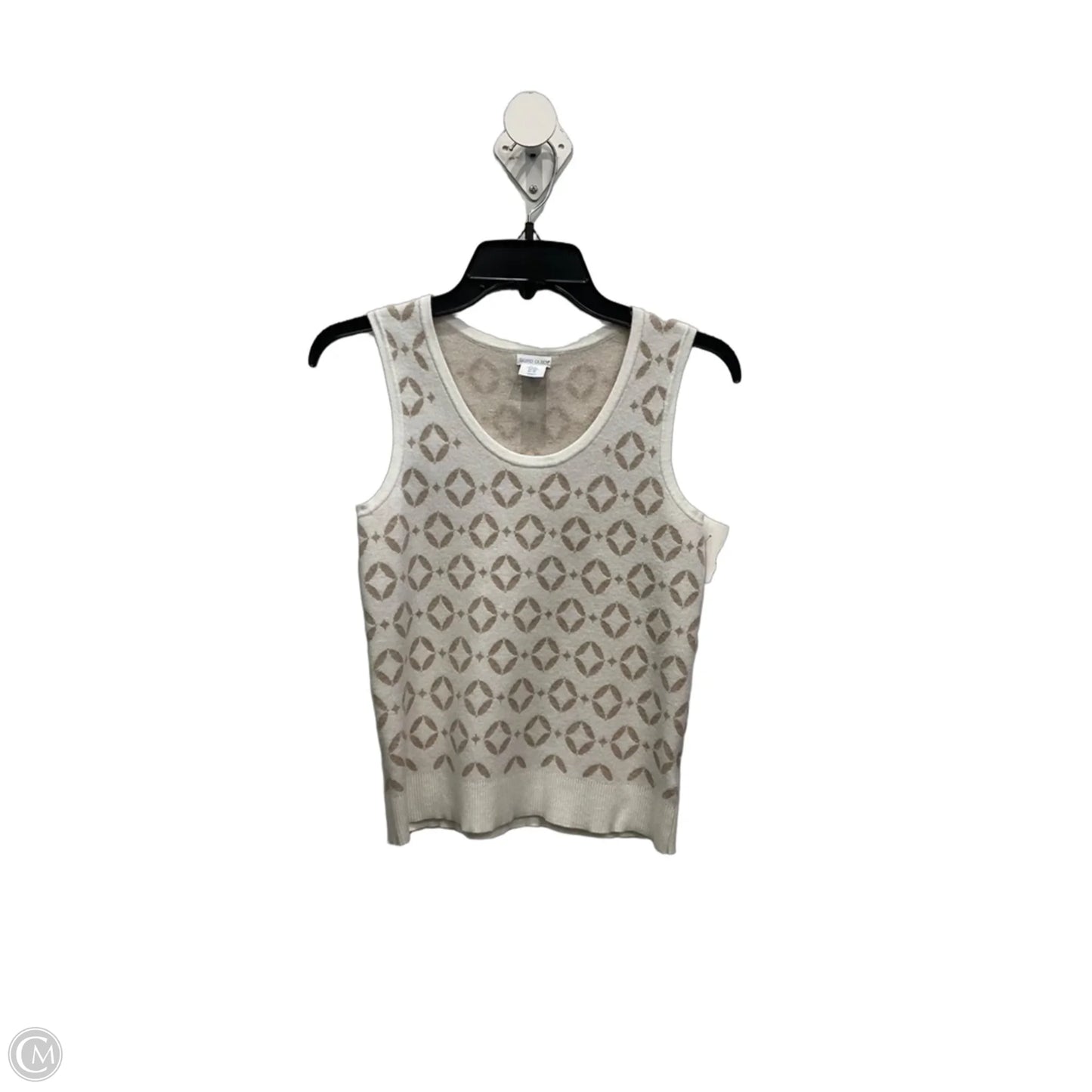Top Sleeveless By Sigrid Olsen In Cream & White, Size: Xs