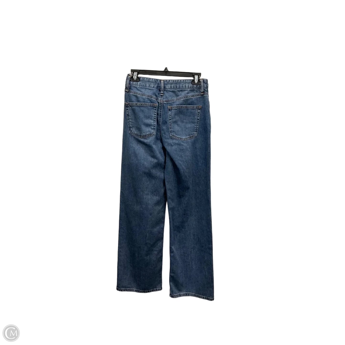 Jeans Wide Leg By Oat In Blue Denim, Size: 4