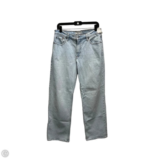 Jeans Straight By Abercrombie And Fitch In Blue Denim, Size: 6