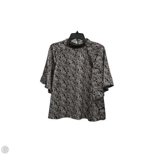 Top Short Sleeve By Ann Taylor In Multi-colored, Size: L