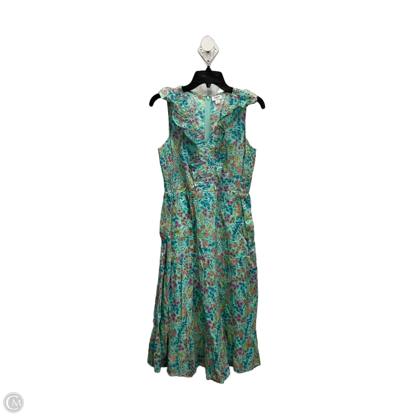Dress Casual Maxi By J. Crew In Floral Print, Size: Xs