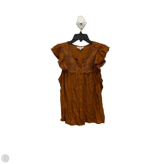 Blouse Sleeveless By Nanette By Nanette Lepore In Orange, Size: Xl