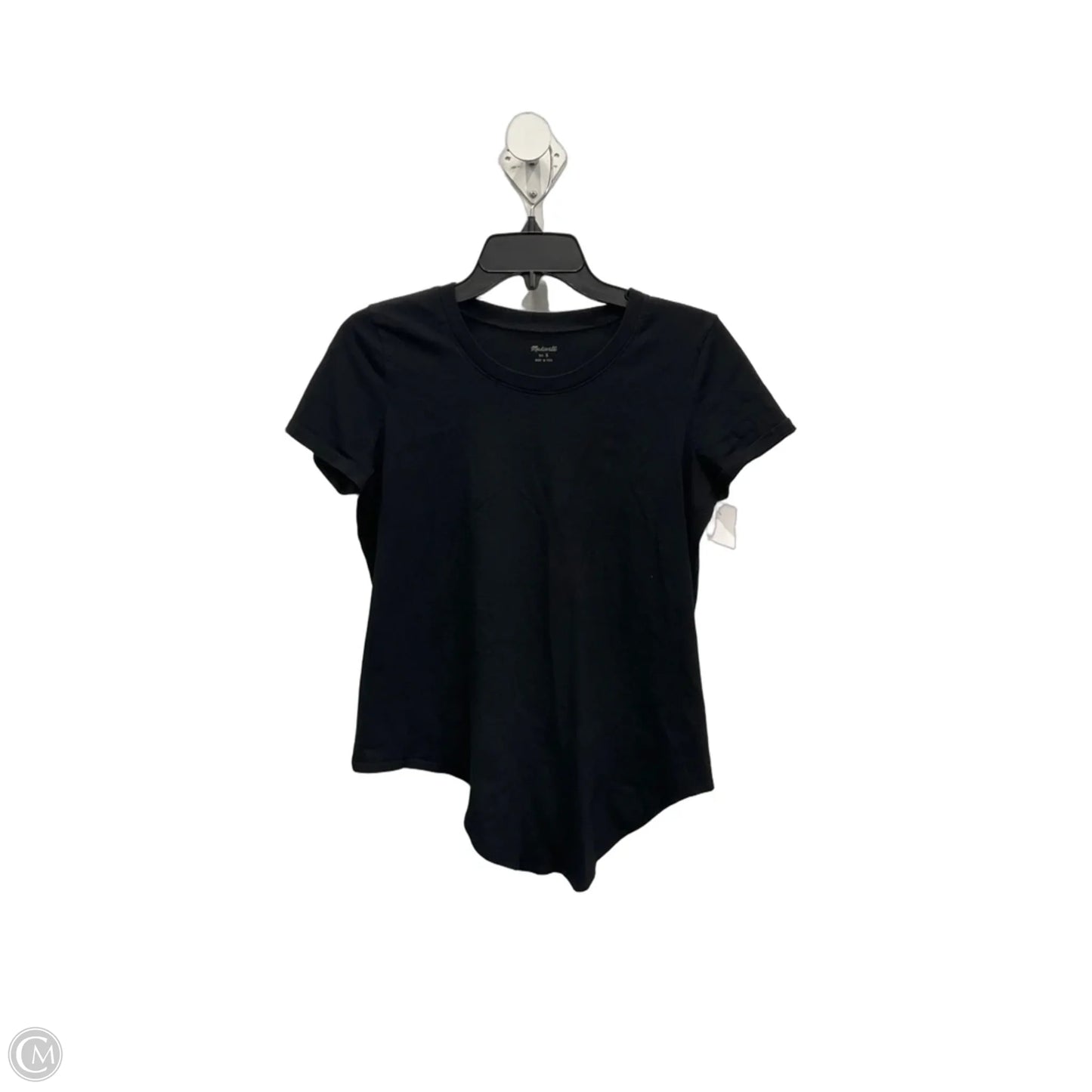Top Short Sleeve Basic By Madewell In Black, Size: S