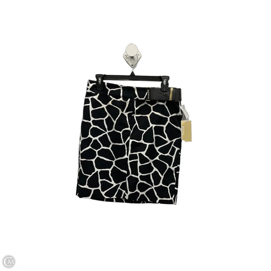Skirt Midi By Michael By Michael Kors In Black & White, Size: 6p