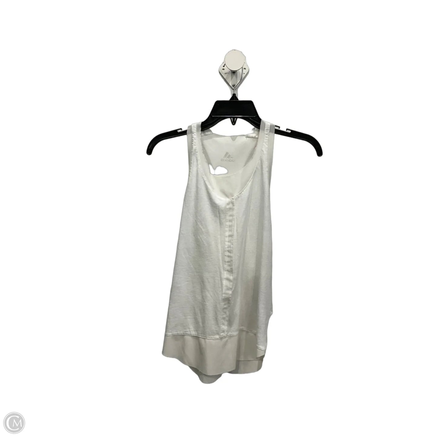 Athletic Tank Top By Adidas In Ivory, Size: S