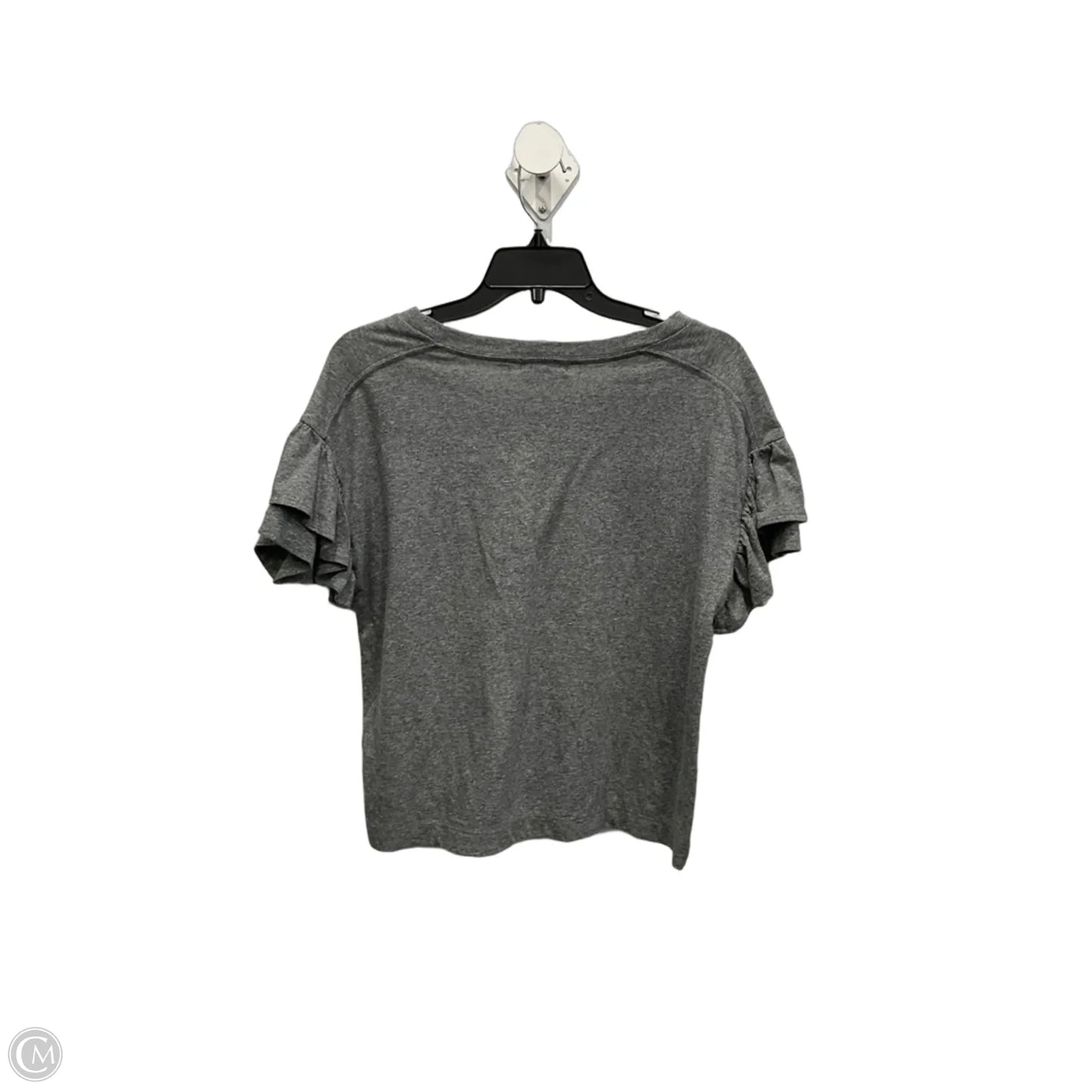 Top Short Sleeve By Madewell In Grey, Size: S