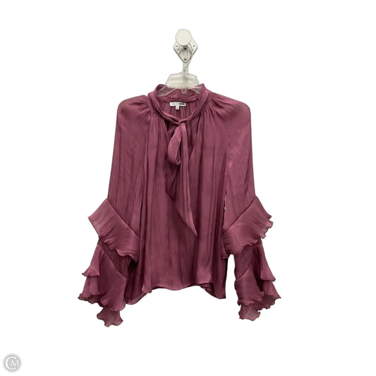 Top Long Sleeve By Fashion Nova In Pink, Size: 1x
