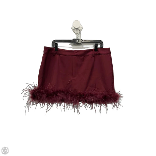 Skirt Mini & Short By Fashion Nova In Red, Size: 14