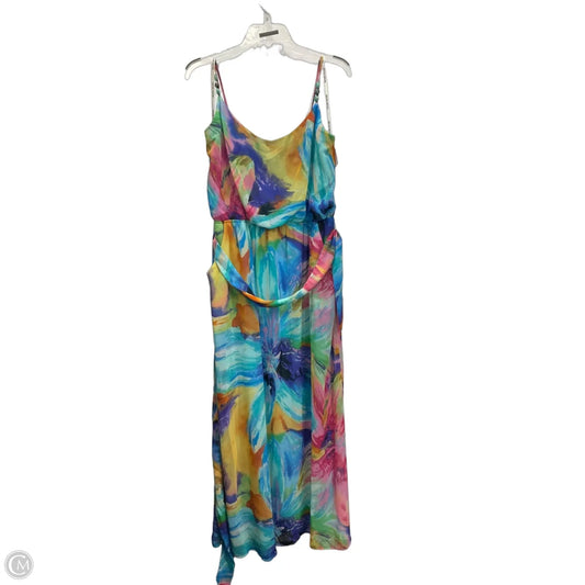 Dress Casual Maxi By Bisou Bisou In Multi-colored, Size: Xl