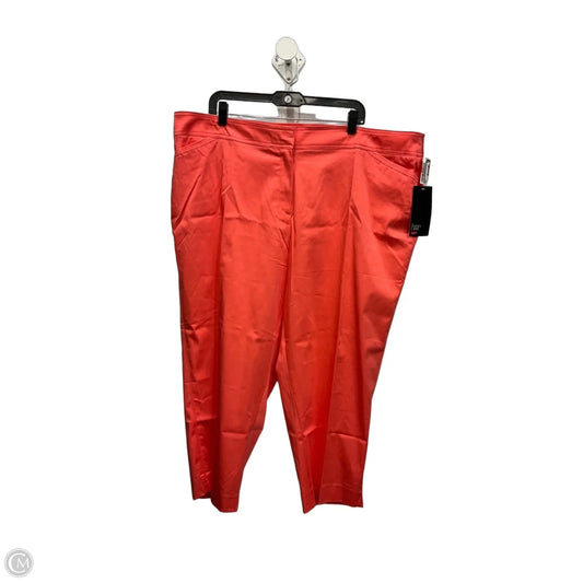 Capris By Avenue In Coral, Size: 22