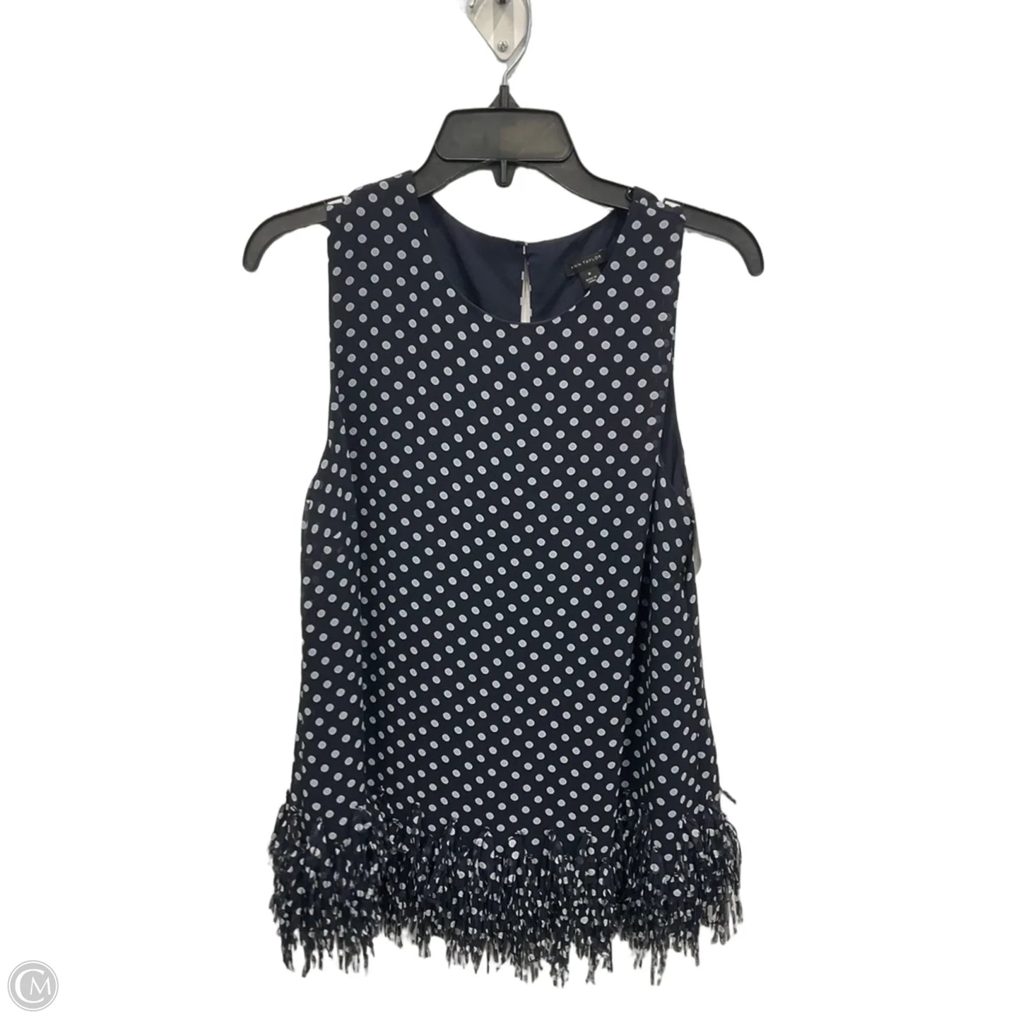 Top Sleeveless By Ann Taylor In Blue, Size: M