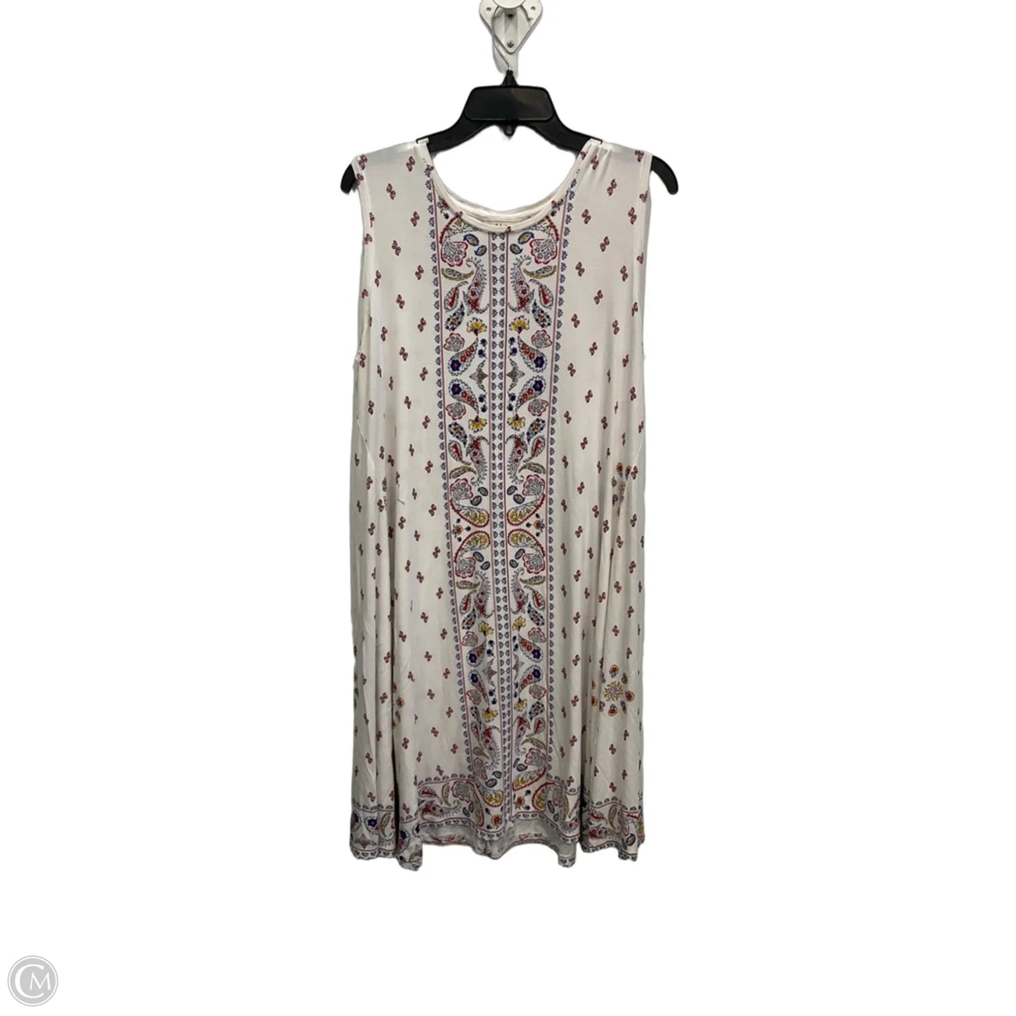Dress Casual Midi By Style And Company In White, Size: 1x