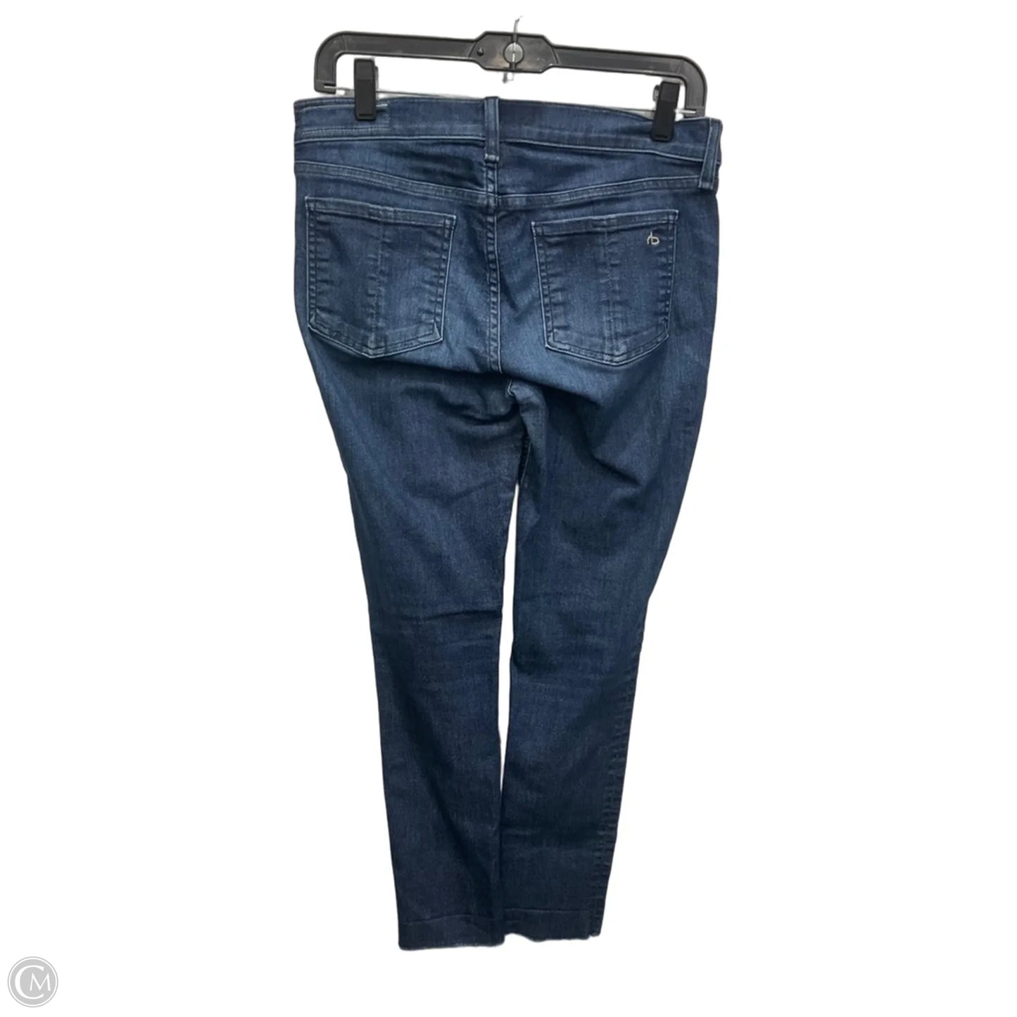 Jeans Skinny By Rag And Bone In Blue Denim, Size: 6