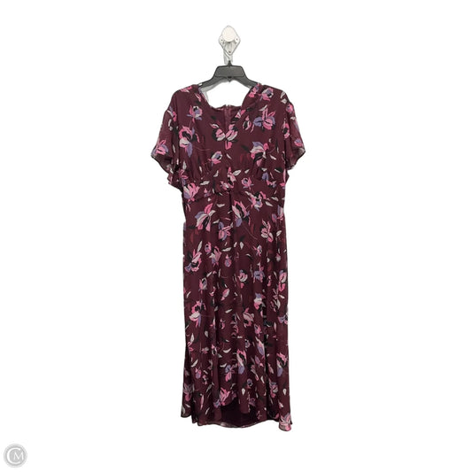 Dress Casual Maxi By Lane Bryant In Floral Print, Size: 2x