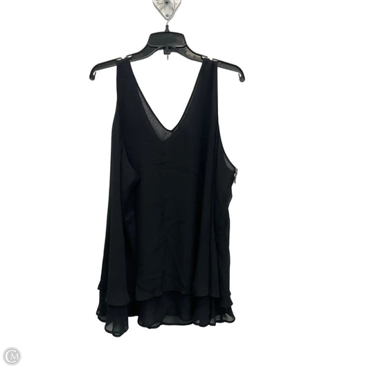 Top Sleeveless By Lane Bryant In Black, Size: 3x