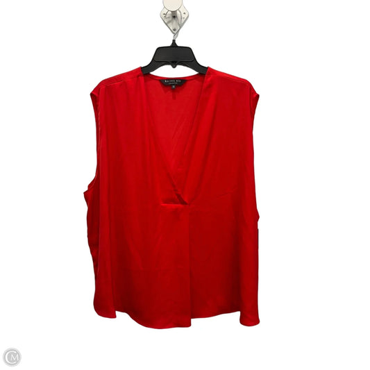 Top Sleeveless By Rachel Roy In Orange, Size: 2x