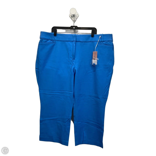 Pants Cropped By Lane Bryant In Blue, Size: 24