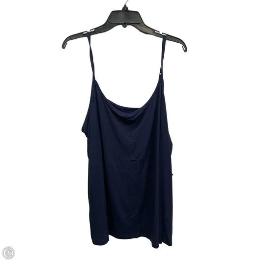 Top Cami By Ava & Viv In Navy, Size: 3x