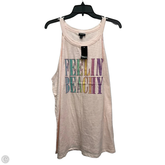 Top Sleeveless By Torrid In Pink, Size: 4x