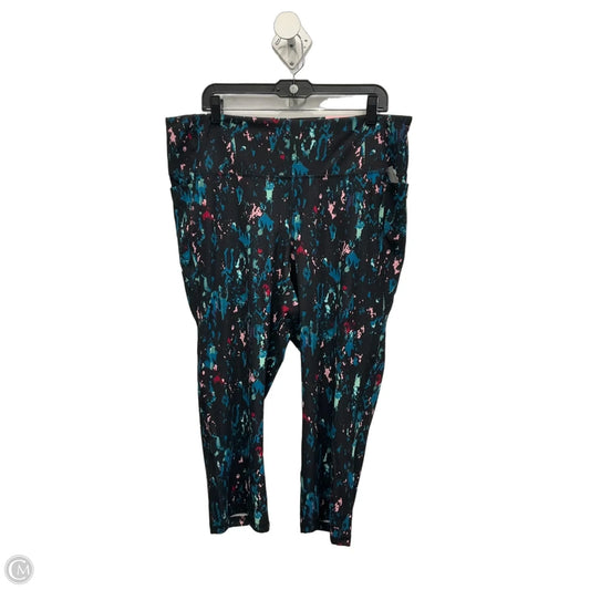 Athletic Capris By Livi Active In Multi-colored, Size: 3x