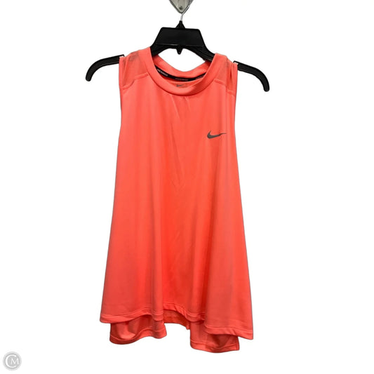 Athletic Tank Top By Nike In Orange, Size: 3x