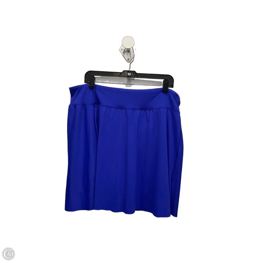 Athletic Skort By Livi Active In Blue, Size: 3x