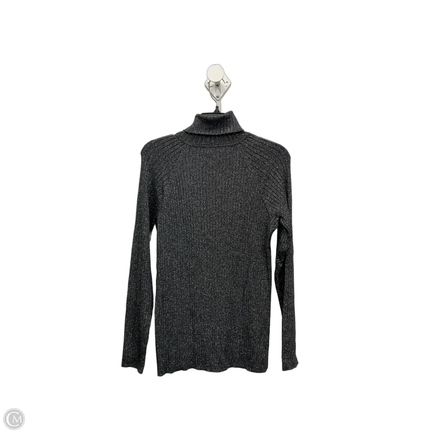 Top Long Sleeve By International Concepts In Grey, Size: 1x