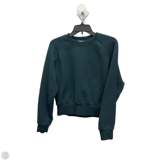 Athletic Sweatshirt Crewneck By Athleta In Green, Size: Xs