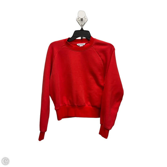 Athletic Sweatshirt Crewneck By Athleta In Orange, Size: Xs
