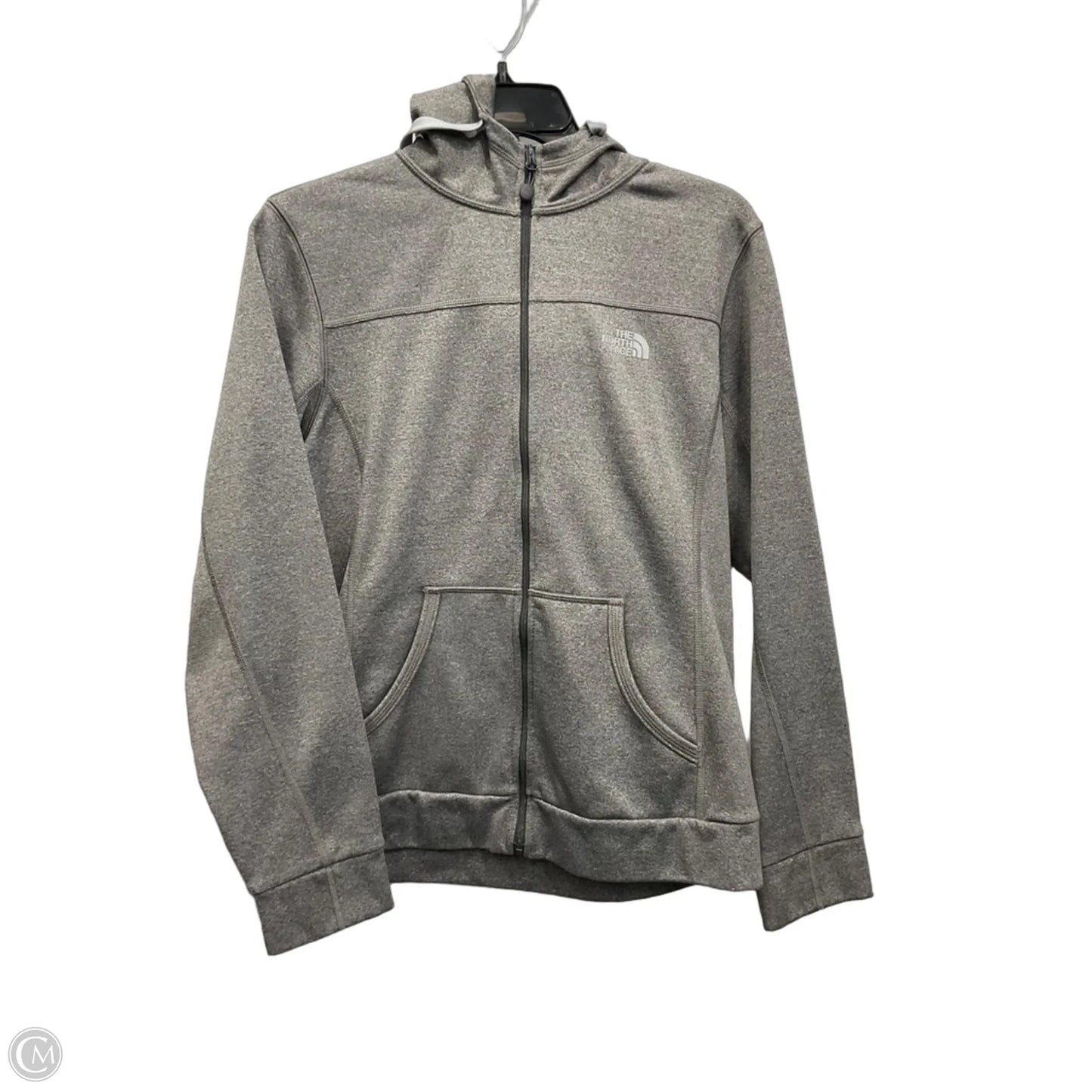 Athletic Jacket By The North Face In Grey, Size: M