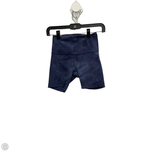 Athletic Shorts By Lululemon In Blue, Size: 4