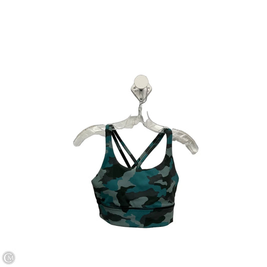 Athletic Bra By Lululemon In Camouflage Print, Size: S