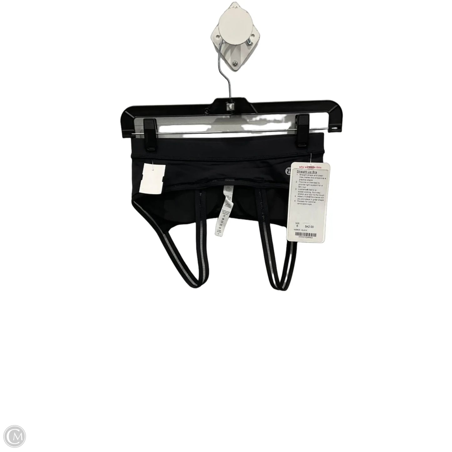 Athletic Bra By Lululemon In Black, Size: S