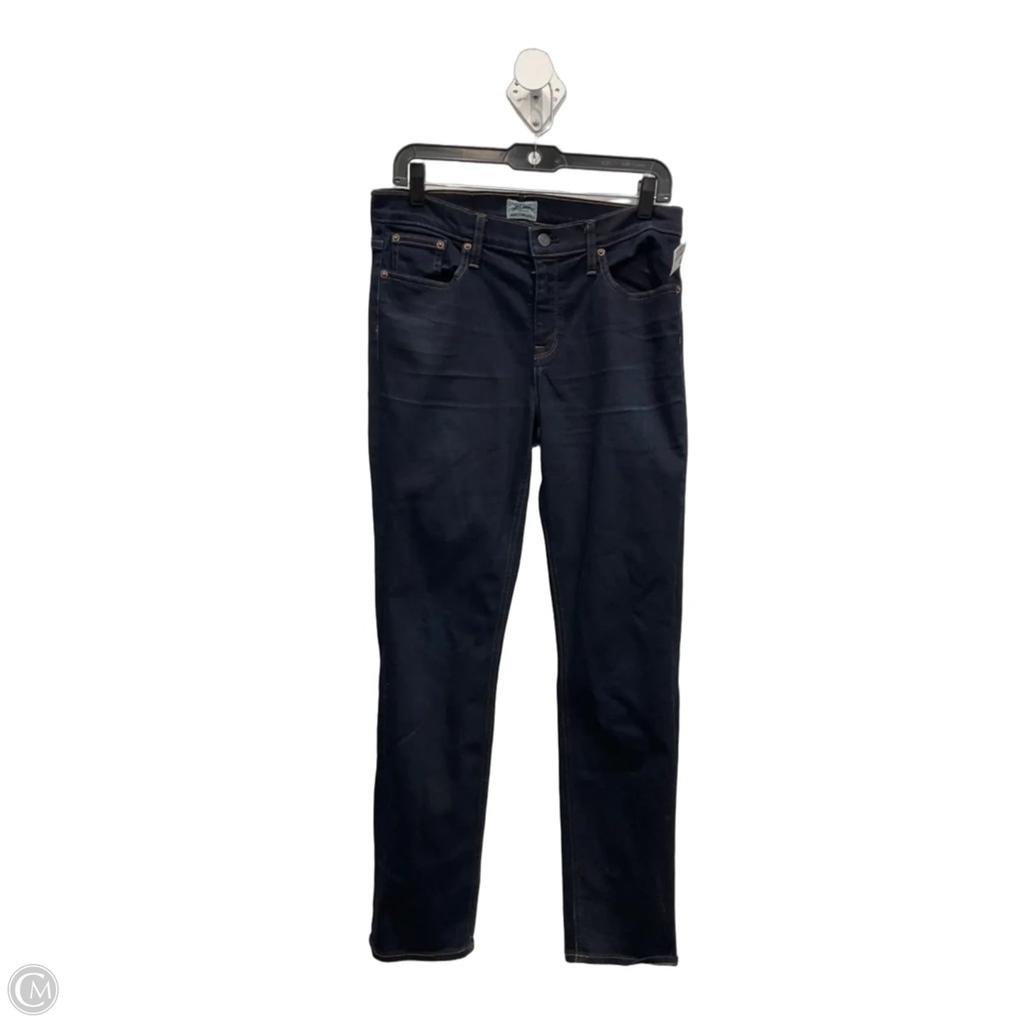 Jeans Straight By J. Crew In Blue Denim, Size: 8